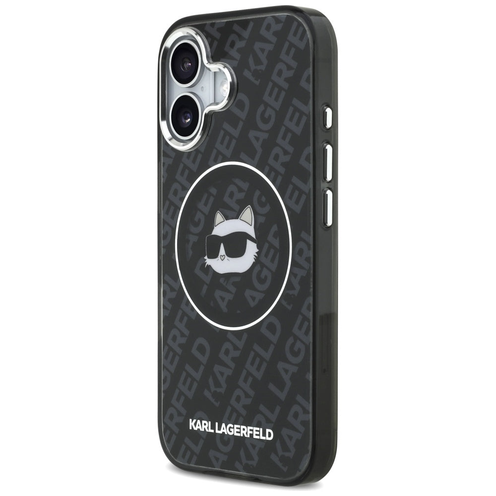 Karl Lagerfeld - IML MagSafe (KLHMP17SHMKBCHOK) - iPhone 17 - Black Choupette`s Head