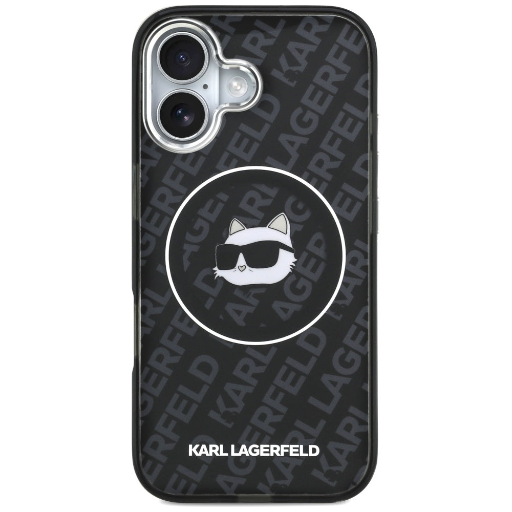 Karl Lagerfeld - IML MagSafe (KLHMP17SHMKBCHOK) - iPhone 17 - Black Choupette`s Head