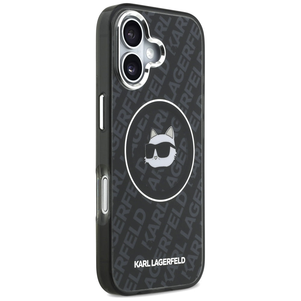 Karl Lagerfeld - IML MagSafe (KLHMP17SHMKBCHOK) - iPhone 17 - Black Choupette`s Head