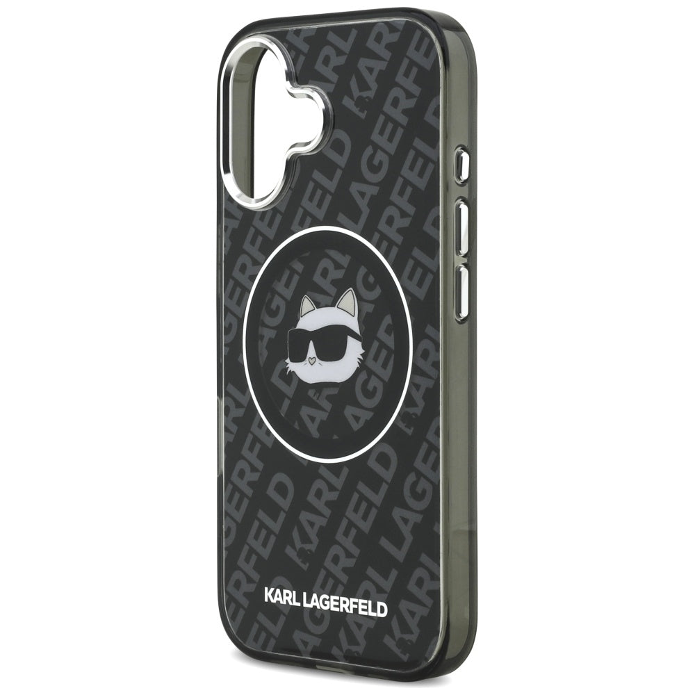 Karl Lagerfeld - IML MagSafe (KLHMP17SHMKBCHOK) - iPhone 17 - Black Choupette`s Head