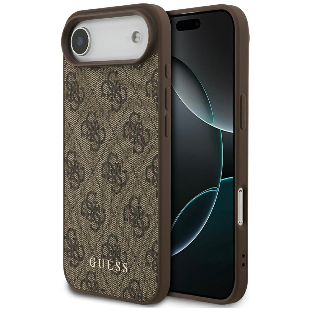 Husa pentru iPhone 17 Air - Guess Hardcase 4G Classic (GUHCP17MG4GFBR) - Brown