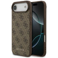 Husa pentru iPhone 17 Air - Guess Hardcase 4G Classic (GUHCP17MG4GFBR) - Brown