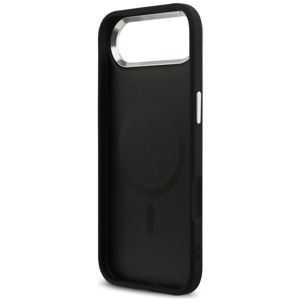 Husa pentru iPhone 17 Air - Guess Hardcase 4G Classic Logo MagSafe (GUHMP17MP4GSSMCK) - Black
