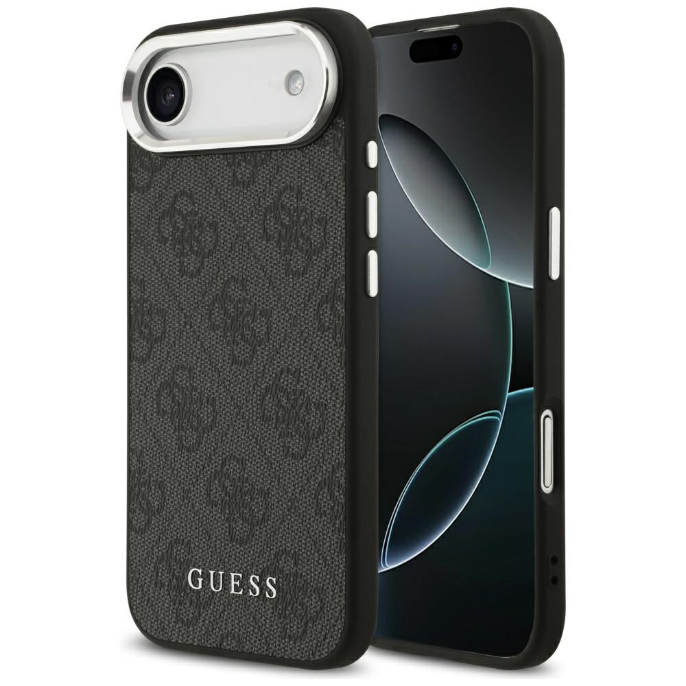 Husa pentru iPhone 17 Air - Guess Hardcase 4G Classic Logo MagSafe (GUHMP17MP4GSSMCK) - Black