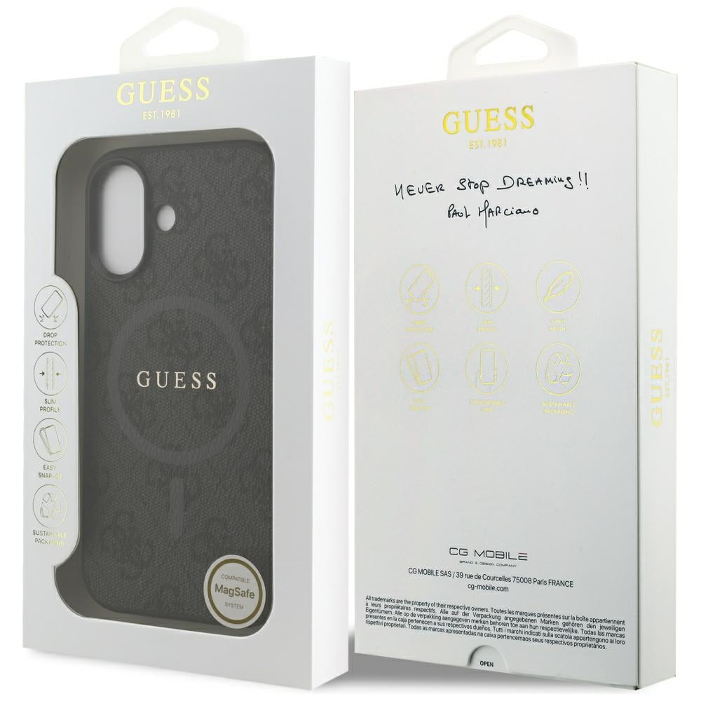 Guess - 4G Ring Classic Logo MagSafe (GUHMP17SG4GFRK) - iPhone 17 - Black