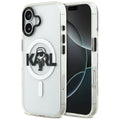 Karl Lagerfeld Husa de protectie Karl Lagerfeld IML MagSafe Sketch Logo (KLHMP17SHGKIGKBT) compatibil cu iPhone 17, Tran