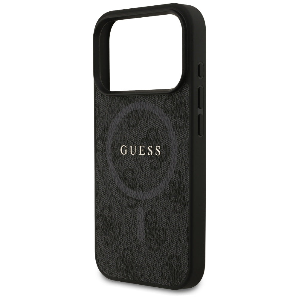 Guess - 4G Ring Classic Logo MagSafe (GUHMP17LG4GFRK) - iPhone 17 Pro - Black