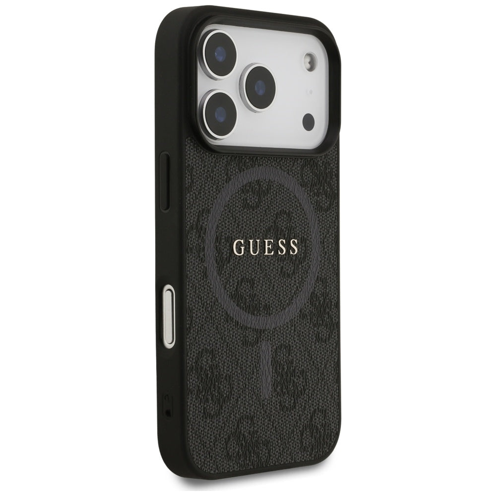 Guess - 4G Ring Classic Logo MagSafe (GUHMP17LG4GFRK) - iPhone 17 Pro - Black