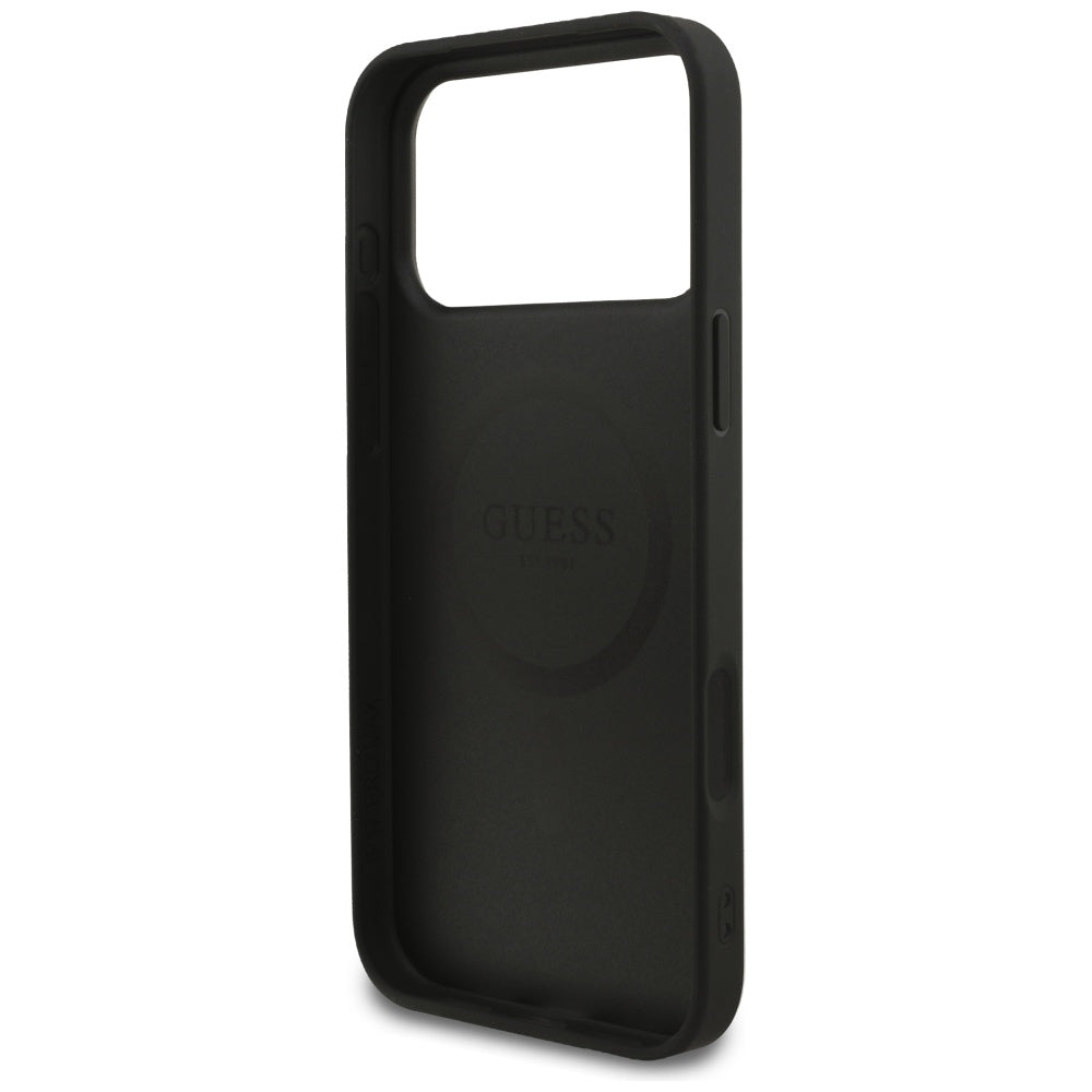 Guess - 4G Ring Classic Logo MagSafe (GUHMP17XG4GFRK) - iPhone 17 Pro Max - Black