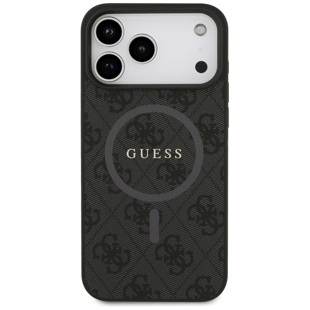 Guess - 4G Ring Classic Logo MagSafe (GUHMP17XG4GFRK) - iPhone 17 Pro Max - Black