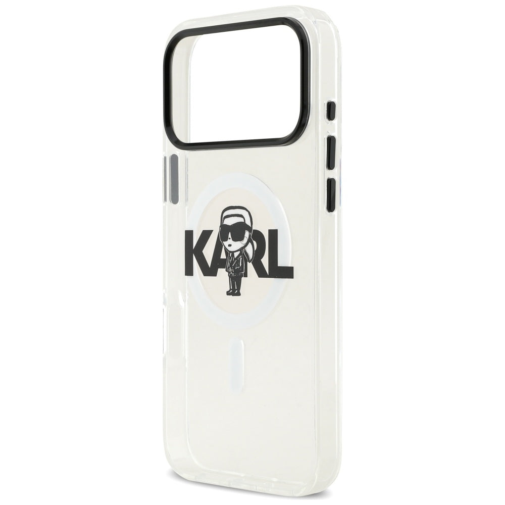 Karl Lagerfeld - IML MagSafe Sketch Logo (KLHMP17XHGKIGKBT) - iPhone 17 Pro Max - Transparent Karl