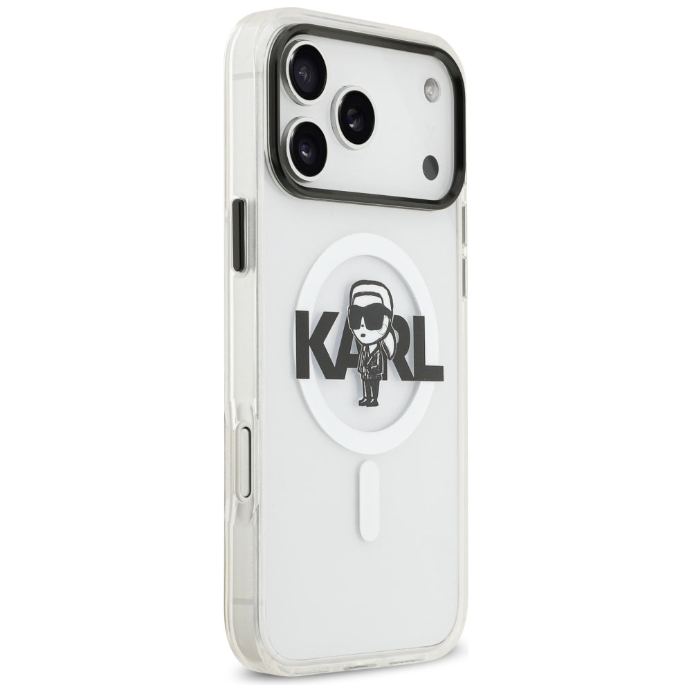 Karl Lagerfeld - IML MagSafe Sketch Logo (KLHMP17XHGKIGKBT) - iPhone 17 Pro Max - Transparent Karl