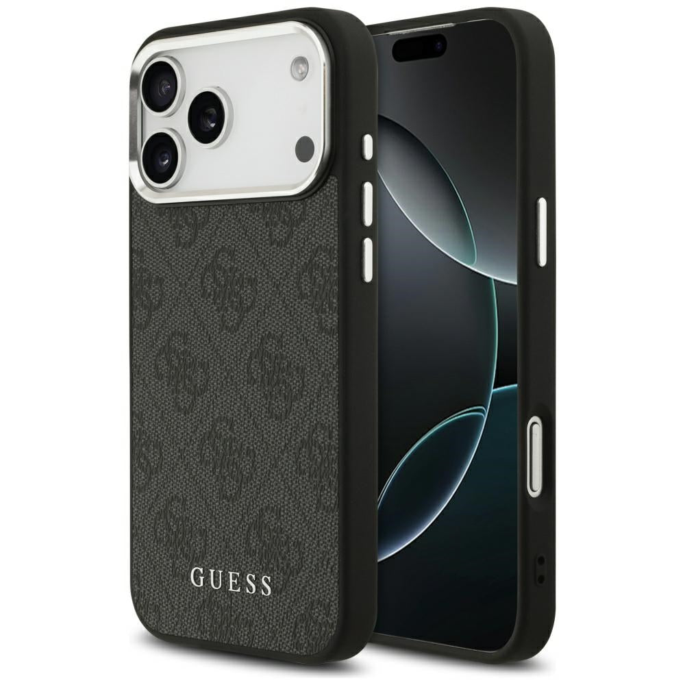 Husa pentru iPhone 17 Pro Max - Guess Hardcase 4G Classic Logo MagSafe (GUHMP17XP4GSSMCK) - Black