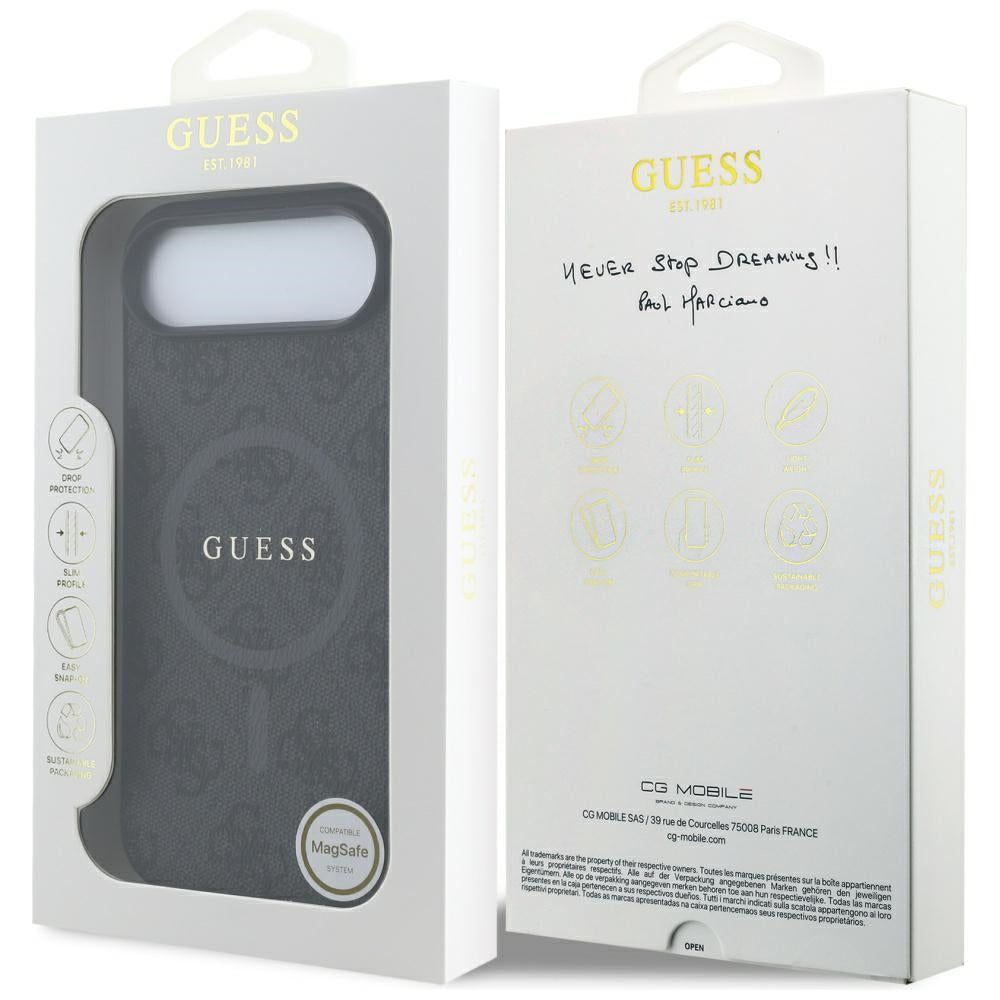 Guess - 4G Ring Classic Logo MagSafe (GUHMP17MG4GFRK) - iPhone 17 Air - Black