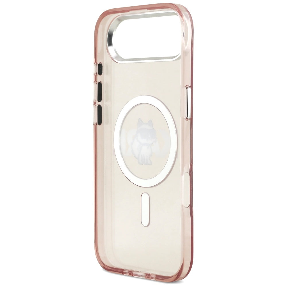 Karl Lagerfeld - IML MagSafe Sketch Logo (KLHMP17MHGCHGKBP) - iPhone 17 Air - Pink Choupette