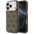 Husa pentru iPhone 17 Pro - Guess Hardcase 4G Classic Logo MagSafe (GUHMP17LP4GSSMCW) - Brown