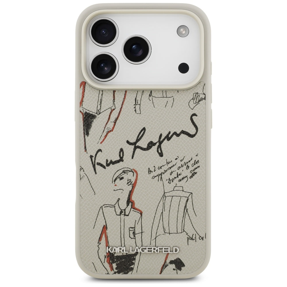 Husa de protectie Karl Lagerfeld compatibil cu iPhone 17 Pro, Gri