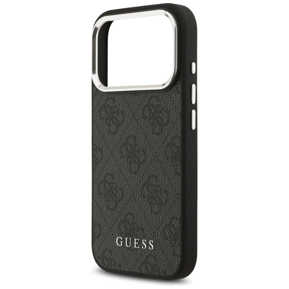 Husa pentru iPhone 17 Pro - Guess Hardcase 4G Classic Logo MagSafe (GUHMP17LP4GSSMCK) - Black