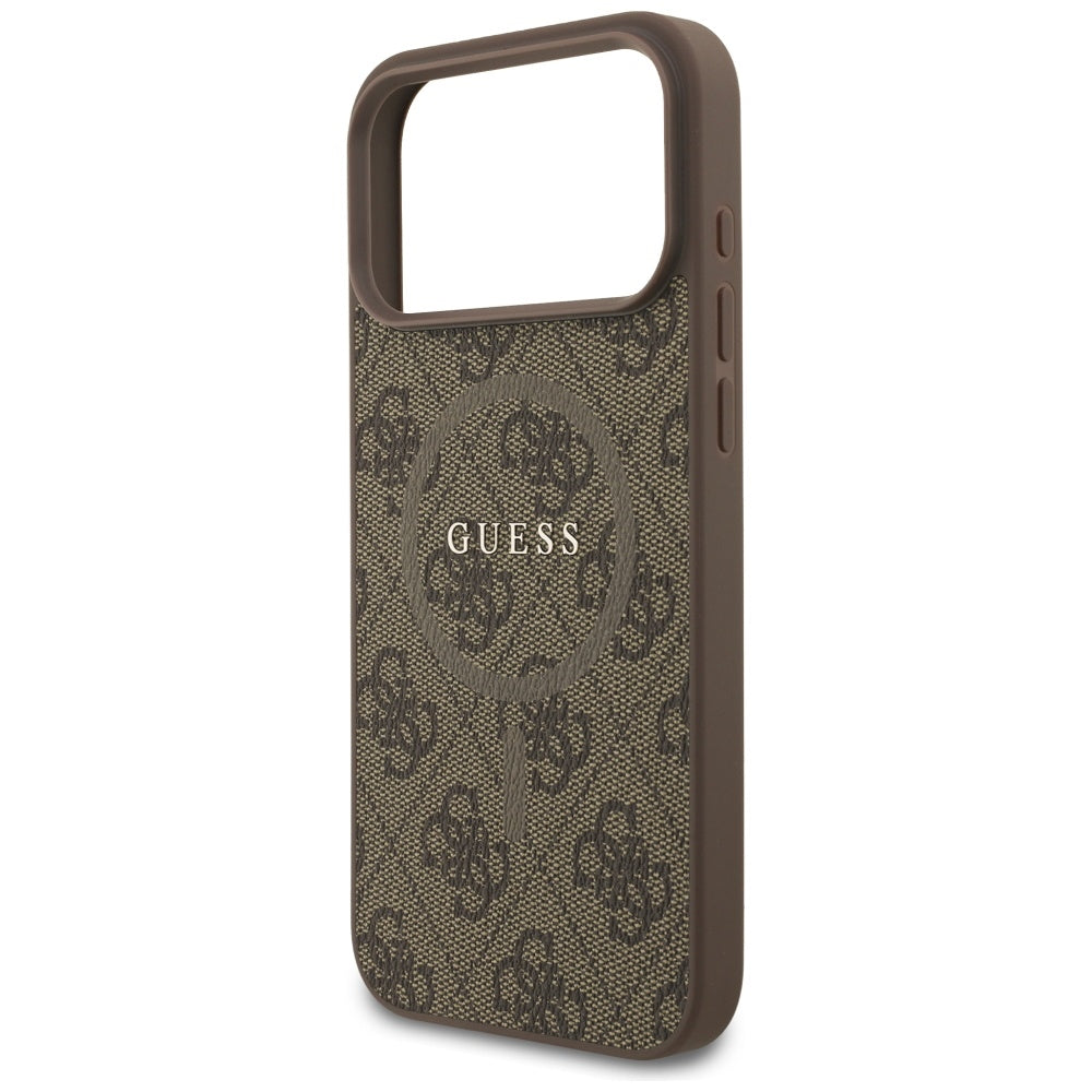 Guess - 4G Ring Classic Logo MagSafe (GUHMP17XG4GFRW) - iPhone 17 Pro Max - Brown