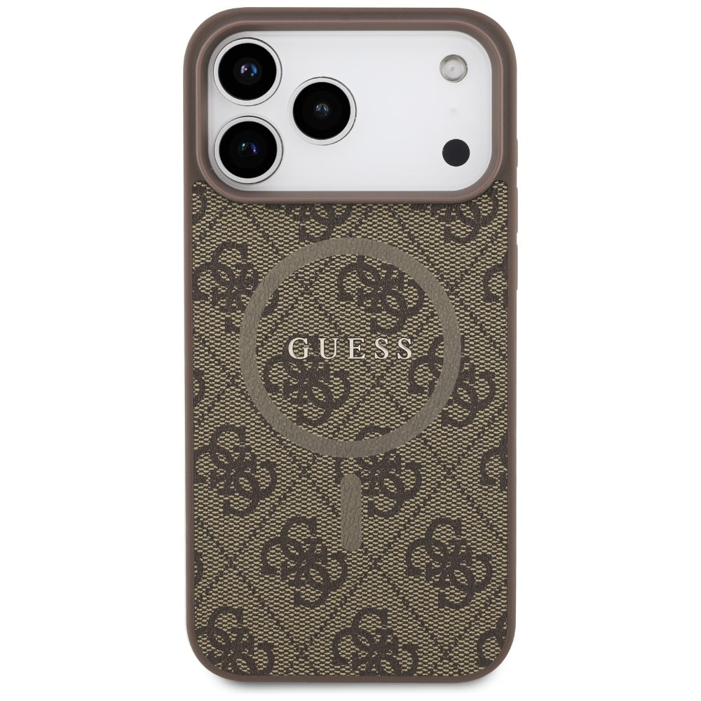 Guess - 4G Ring Classic Logo MagSafe (GUHMP17XG4GFRW) - iPhone 17 Pro Max - Brown