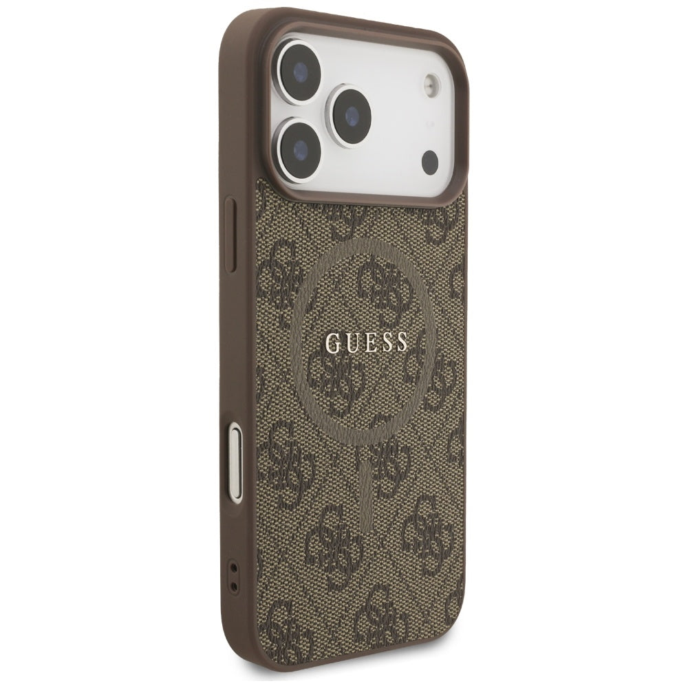 Guess - 4G Ring Classic Logo MagSafe (GUHMP17XG4GFRW) - iPhone 17 Pro Max - Brown