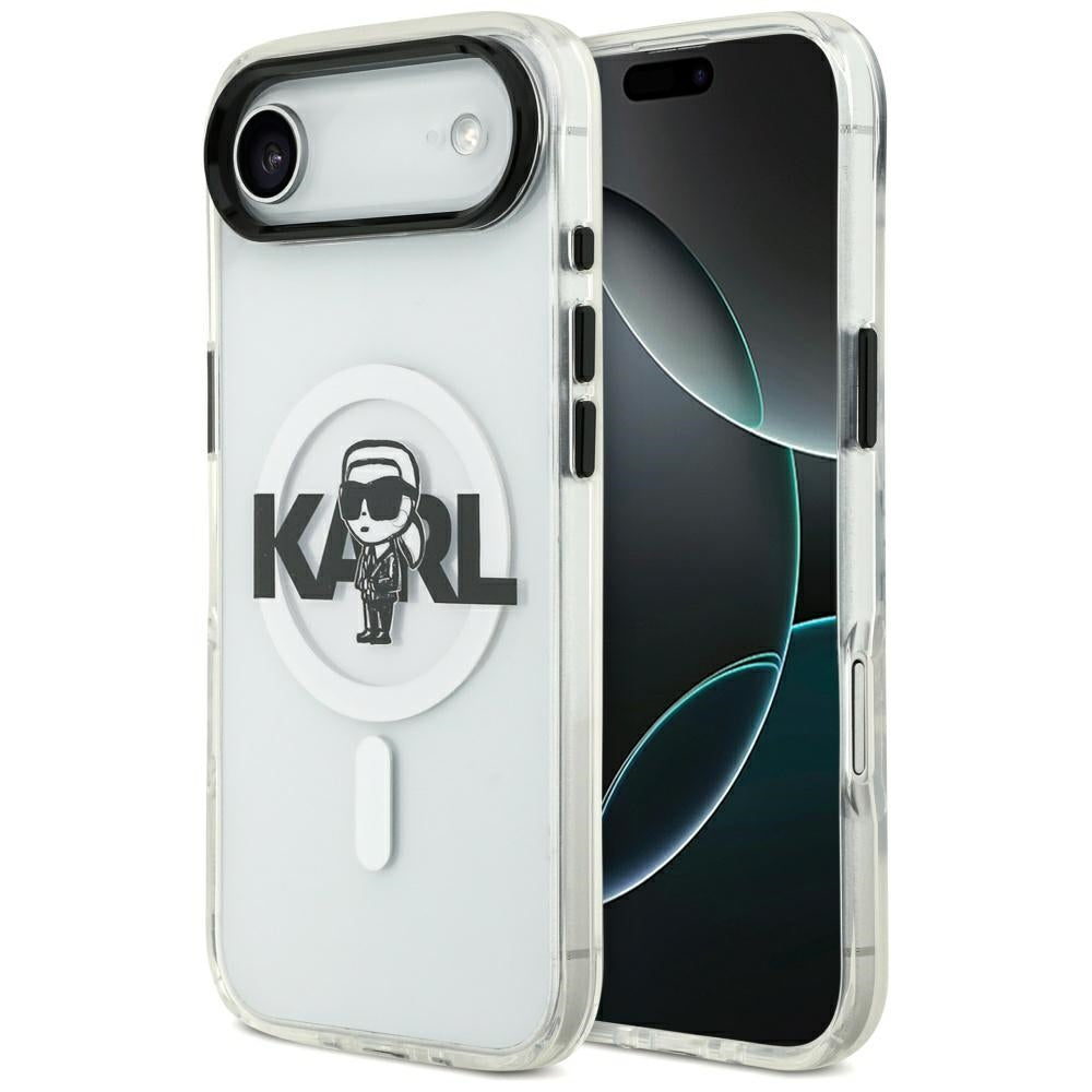 Karl Lagerfeld - IML MagSafe Sketch Logo (KLHMP17MHGKIGKBT) - iPhone 17 Air - Transparent Karl
