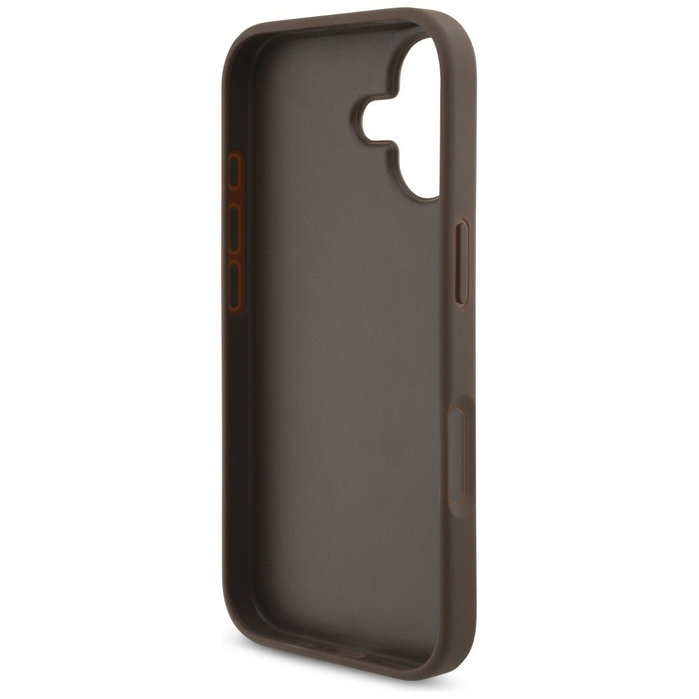 Husa pentru iPhone 17 - Guess Hardcase 4G Big Logo (GUHCP17S4GMGBR) - Brown