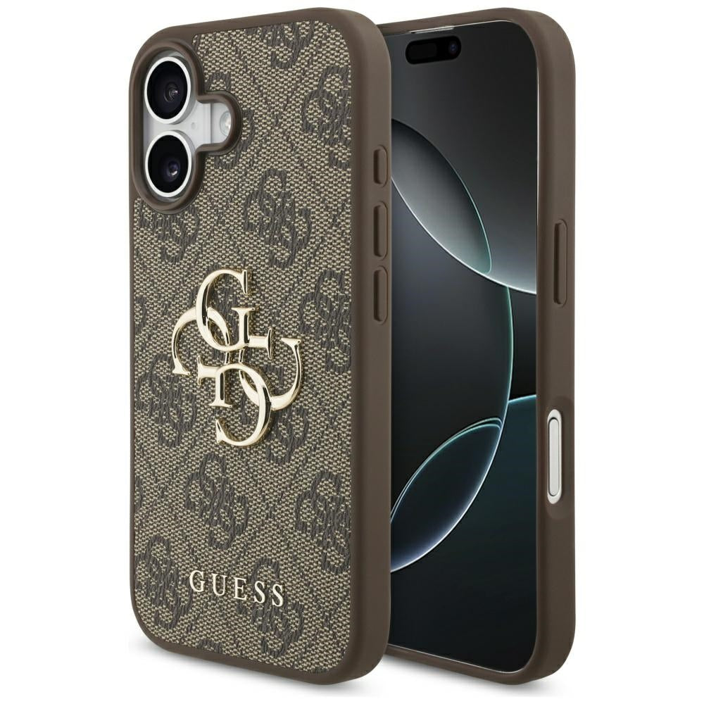 Husa pentru iPhone 17 - Guess Hardcase 4G Big Logo (GUHCP17S4GMGBR) - Brown