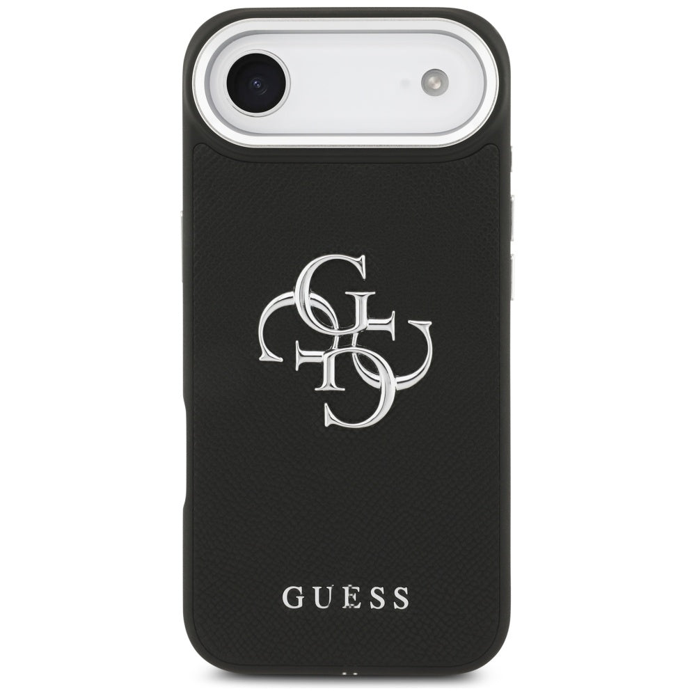 Husa pentru iPhone 17 Air - Guess Hardcase 4G Grained Big and Classic Logo (GUHCP17MPG4SMCEK) - Black