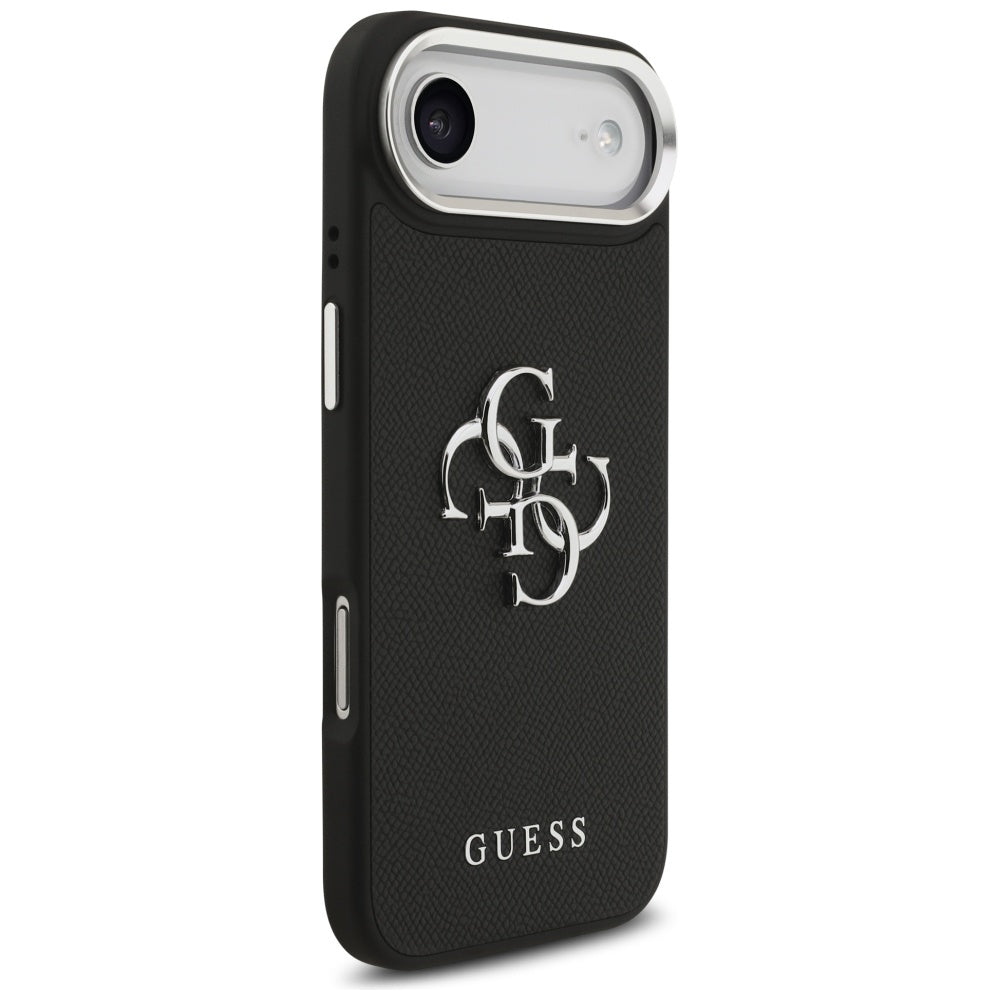 Husa pentru iPhone 17 Air - Guess Hardcase 4G Grained Big and Classic Logo (GUHCP17MPG4SMCEK) - Black