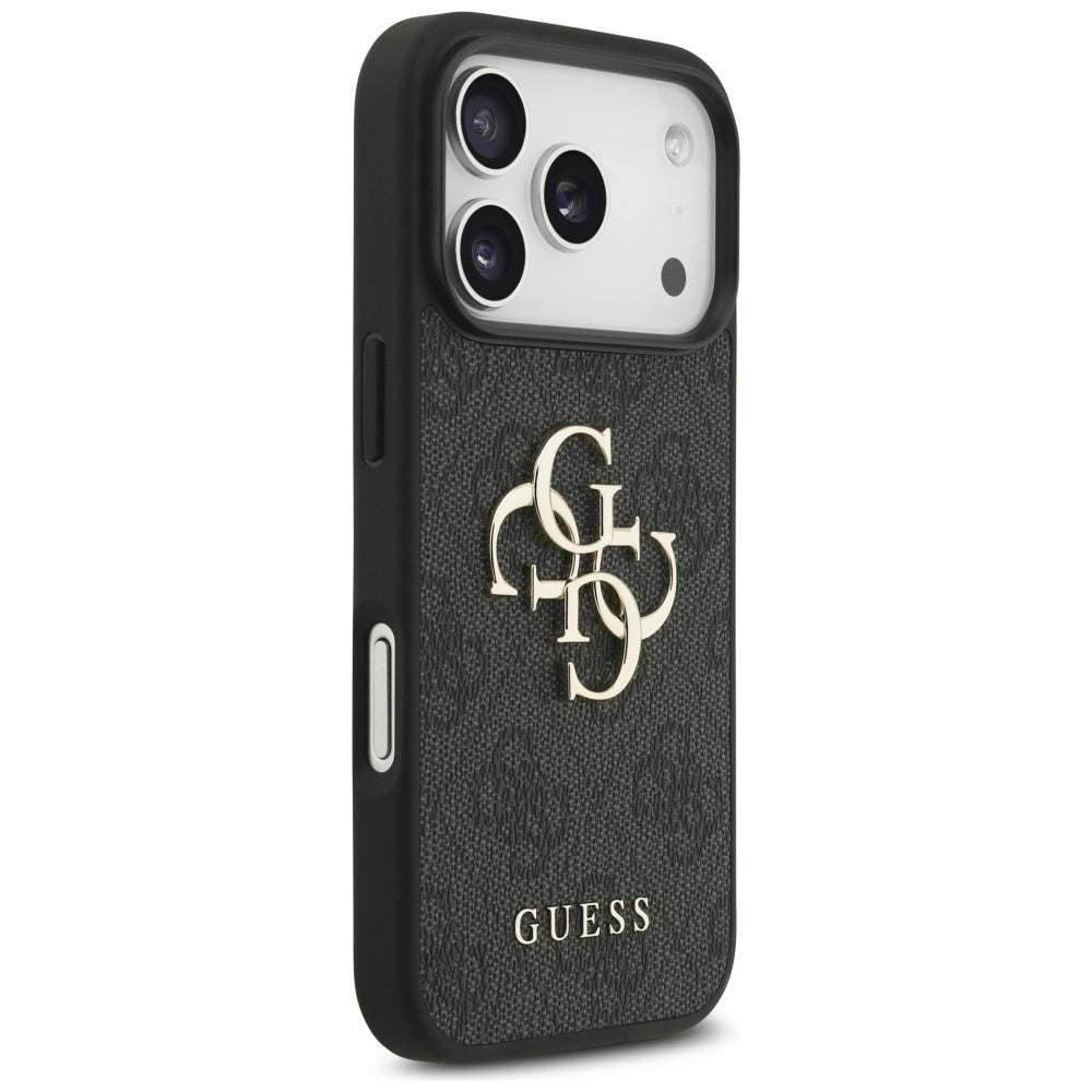 Husa pentru iPhone 17 Pro - Guess Hardcase 4G Big Logo (GUHCP17L4GMGGR) - Black