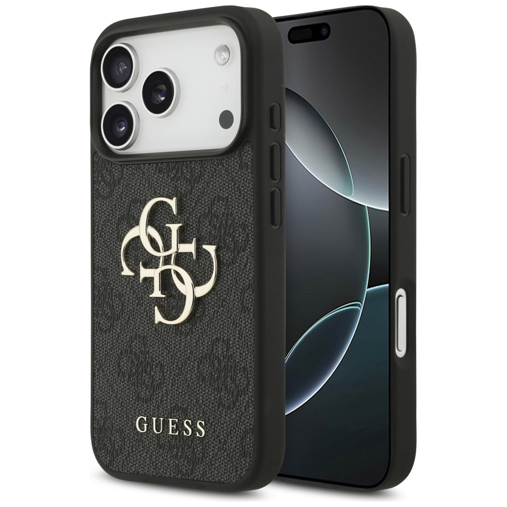 Husa pentru iPhone 17 Pro - Guess Hardcase 4G Big Logo (GUHCP17L4GMGGR) - Black