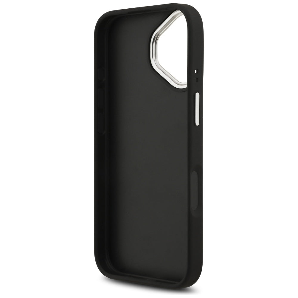 Husa pentru iPhone 17 - Guess Hardcase 4G Grained Big and Classic Logo (GUHCP17SPG4SMCEK) - Black