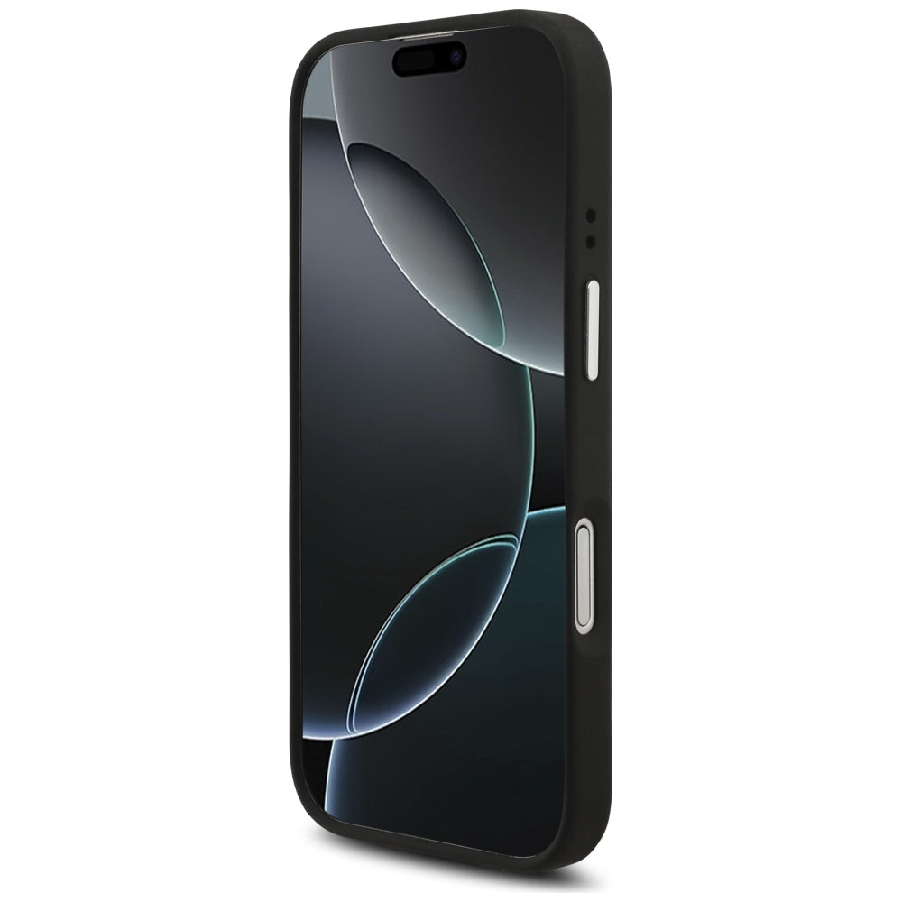 Husa pentru iPhone 17 - Guess Hardcase 4G Grained Big and Classic Logo (GUHCP17SPG4SMCEK) - Black