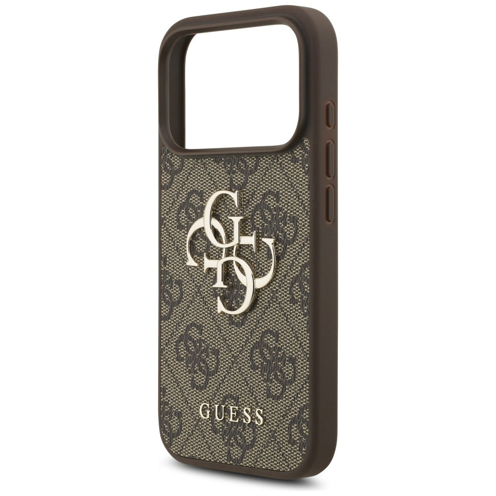 Husa pentru iPhone 17 Pro - Guess Hardcase 4G Big Logo (GUHCP17L4GMGBR) - Brown