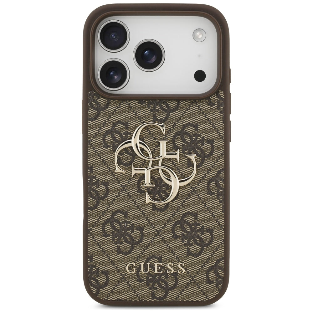 Husa pentru iPhone 17 Pro - Guess Hardcase 4G Big Logo (GUHCP17L4GMGBR) - Brown