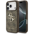 Husa pentru iPhone 17 Pro - Guess Hardcase 4G Big Logo (GUHCP17L4GMGBR) - Brown
