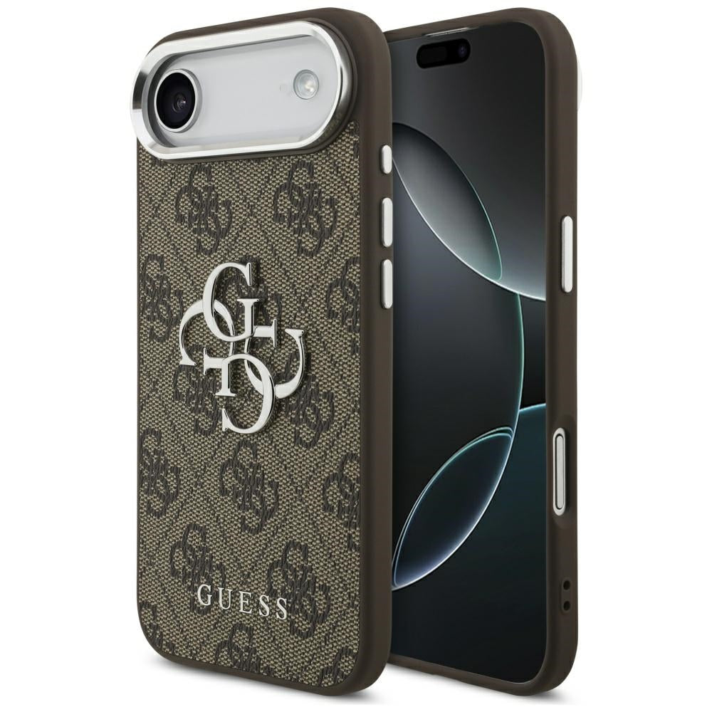 Husa pentru iPhone 17 Air - Guess Hardcase Big 4G Logo Classic Logo (GUHCP17MP4G4SMCW) - Brown