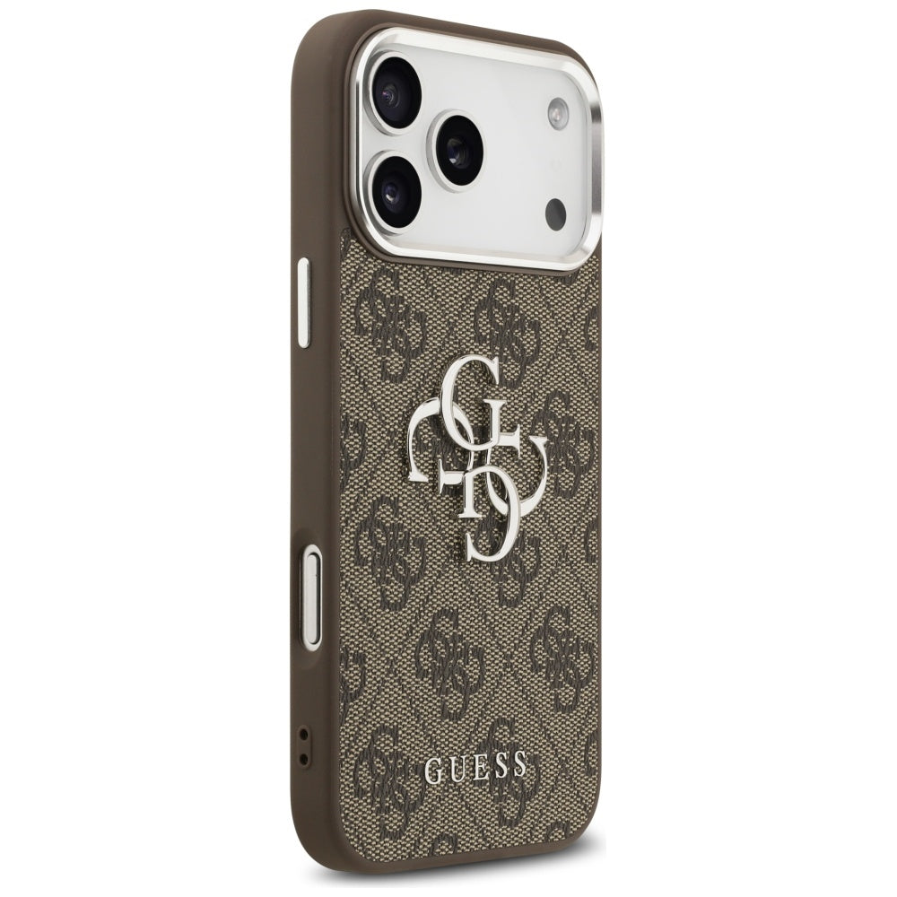 Husa pentru iPhone 17 Pro Max - Guess Hardcase Big 4G Logo Classic Logo (GUHCP17XP4G4SMCW) - Brown