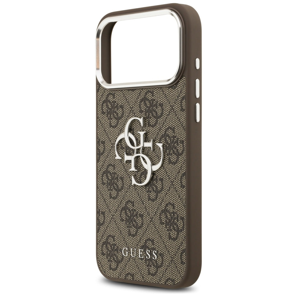Husa pentru iPhone 17 Pro Max - Guess Hardcase Big 4G Logo Classic Logo (GUHCP17XP4G4SMCW) - Brown