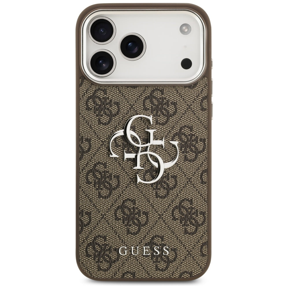 Husa pentru iPhone 17 Pro Max - Guess Hardcase Big 4G Logo Classic Logo (GUHCP17XP4G4SMCW) - Brown