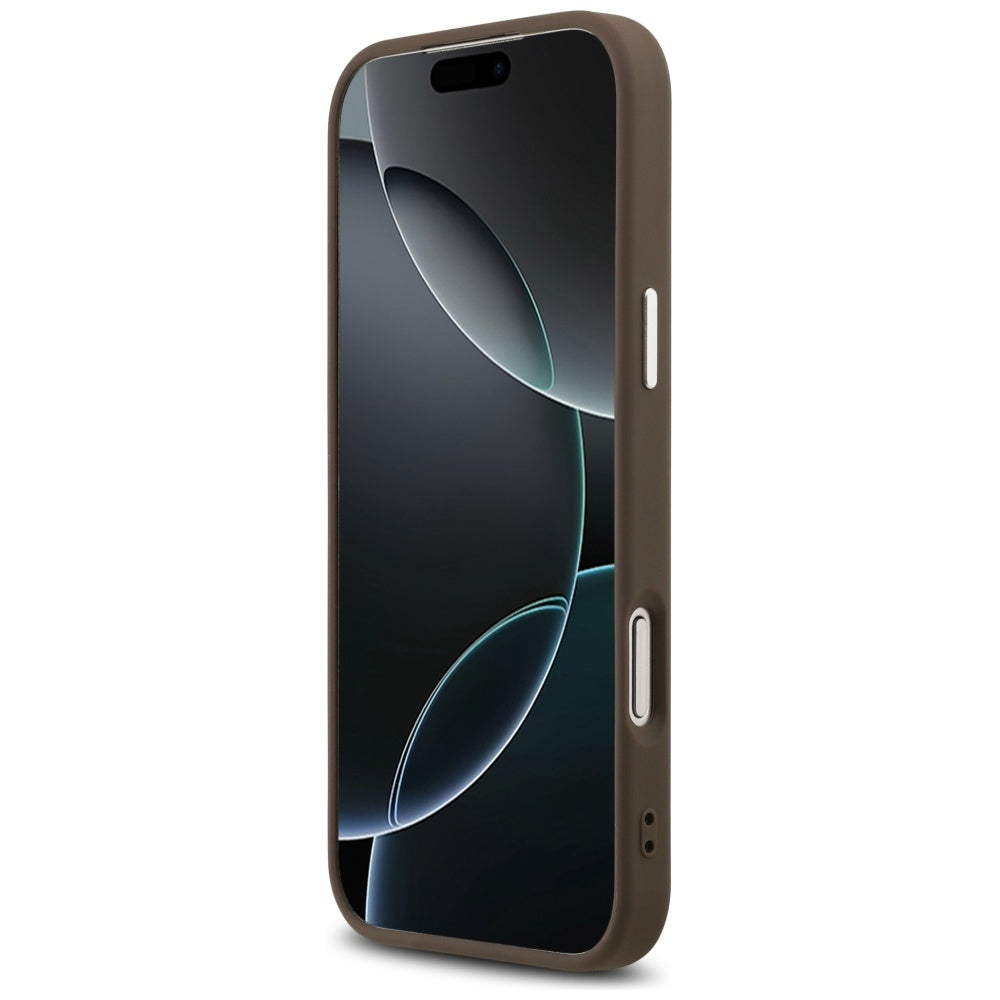Husa pentru iPhone 17 Pro Max - Guess Hardcase Big 4G Logo Classic Logo (GUHCP17XP4G4SMCW) - Brown