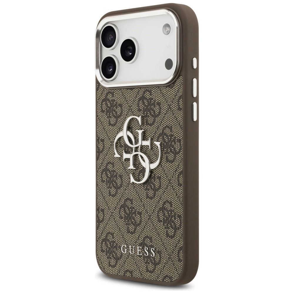 Husa pentru iPhone 17 Pro Max - Guess Hardcase Big 4G Logo Classic Logo (GUHCP17XP4G4SMCW) - Brown