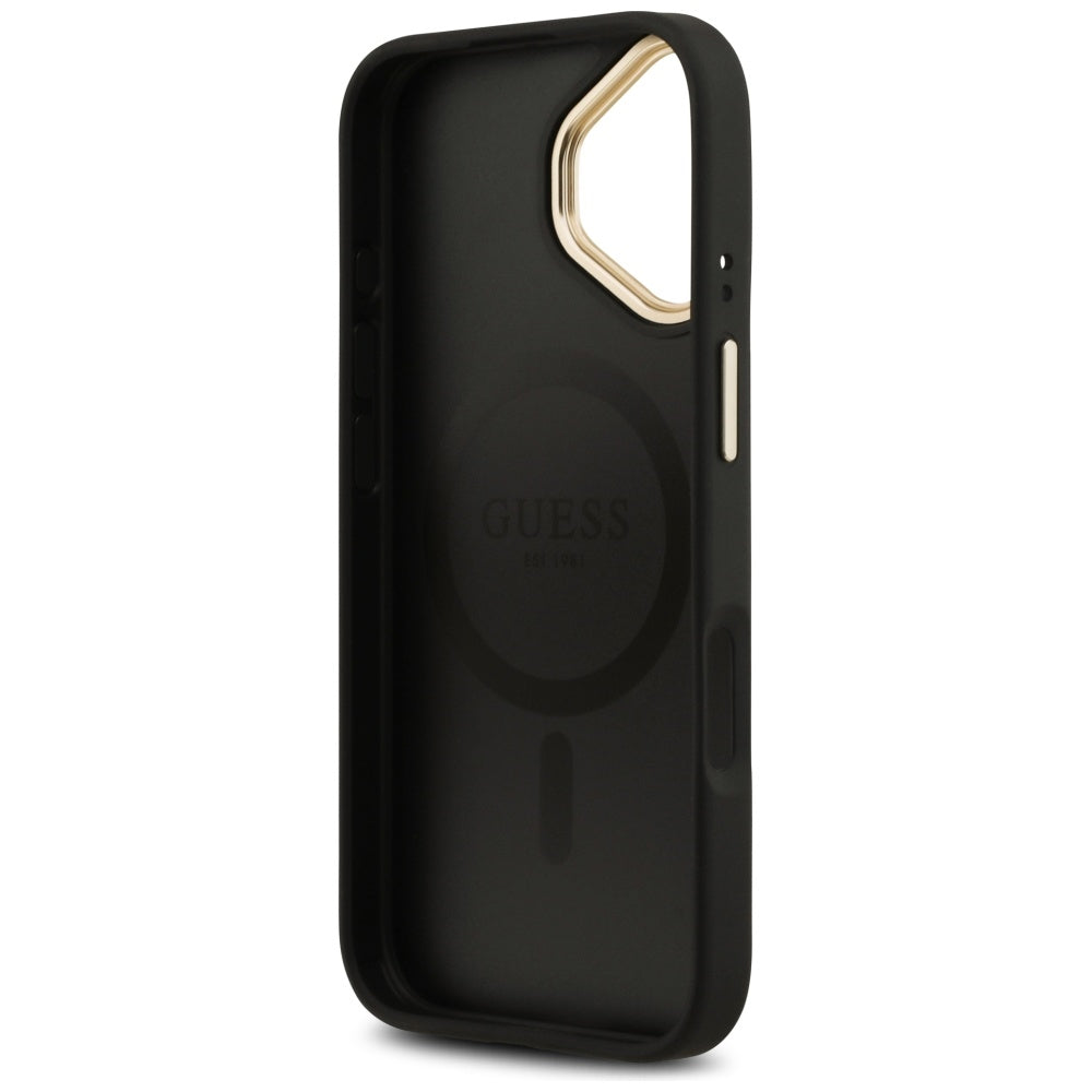 Husa pentru iPhone 17 - Guess Hardcase 4G Classic MagSafe (GUHMP17SP4MSEGCK) - Black