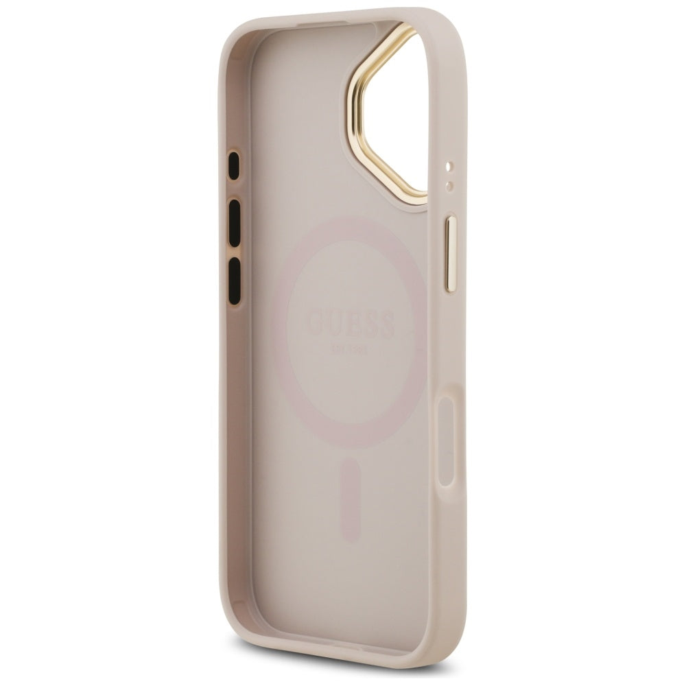 Husa pentru iPhone 17 - Guess Hardcase 4G Classic MagSafe (GUHMP17SP4MSEGCP) - Pink