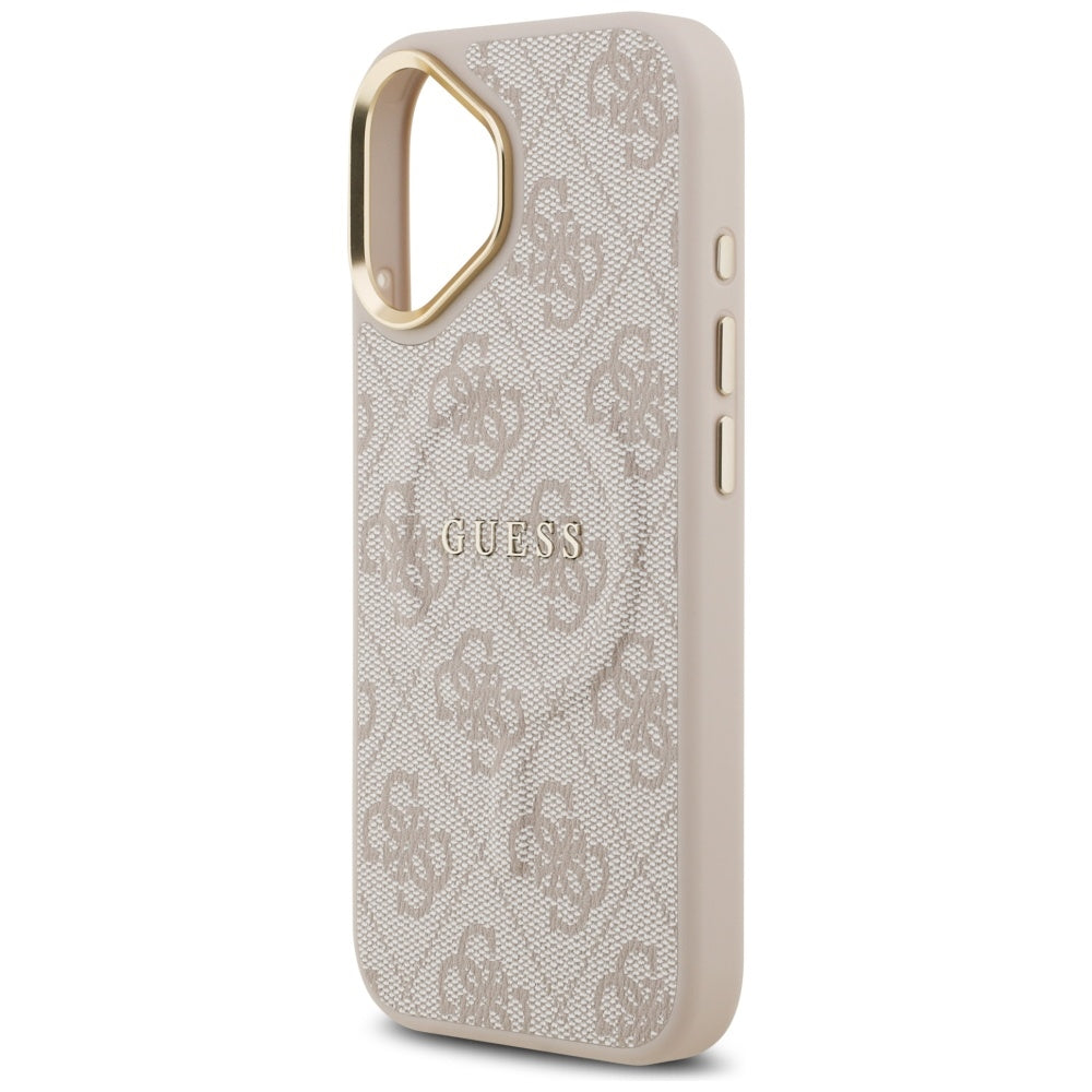 Husa pentru iPhone 17 - Guess Hardcase 4G Classic MagSafe (GUHMP17SP4MSEGCP) - Pink