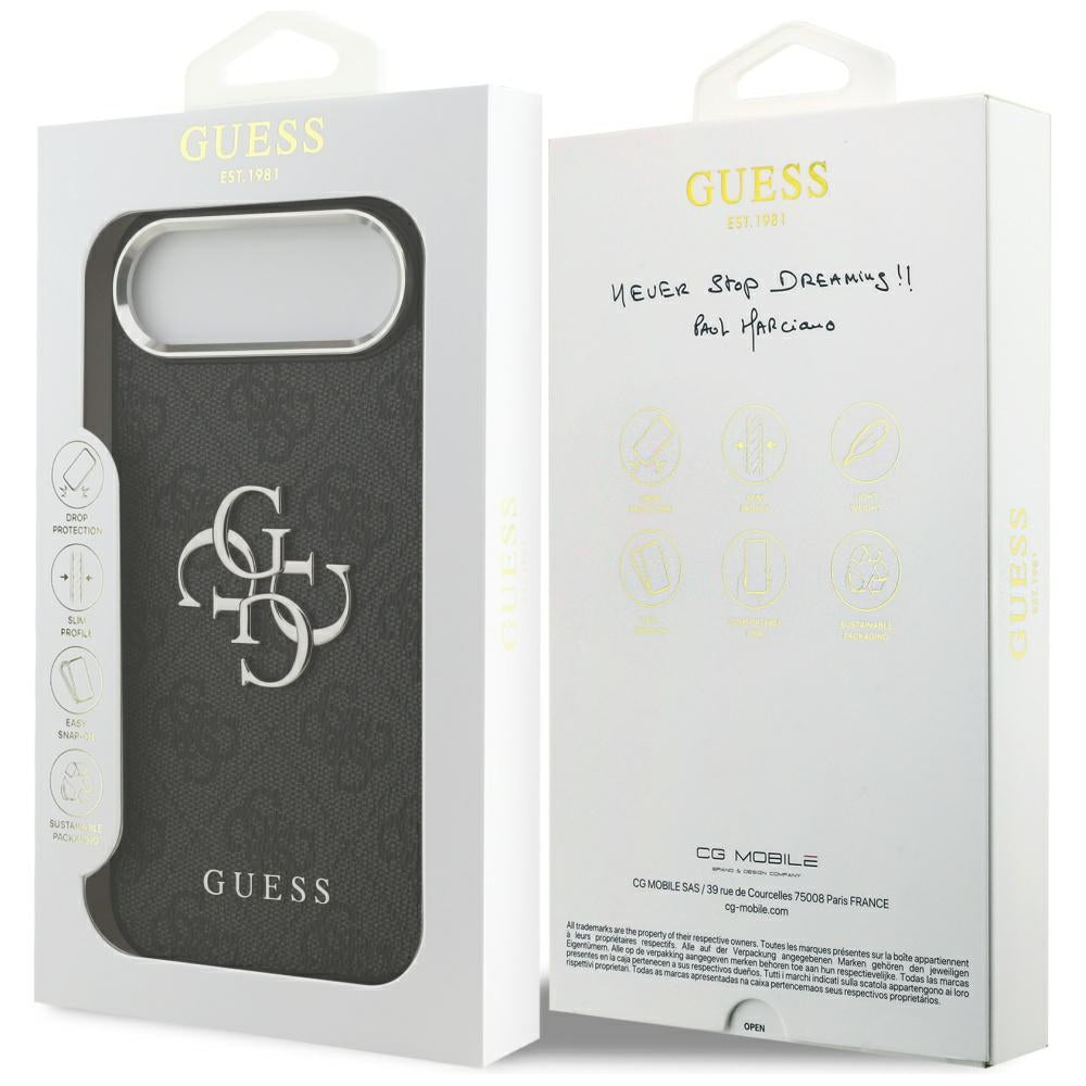 Husa pentru iPhone 17 Air - Guess Hardcase 4G Big 4G Logo Classic Logo (GUHCP17MP4G4SMCK) - Black