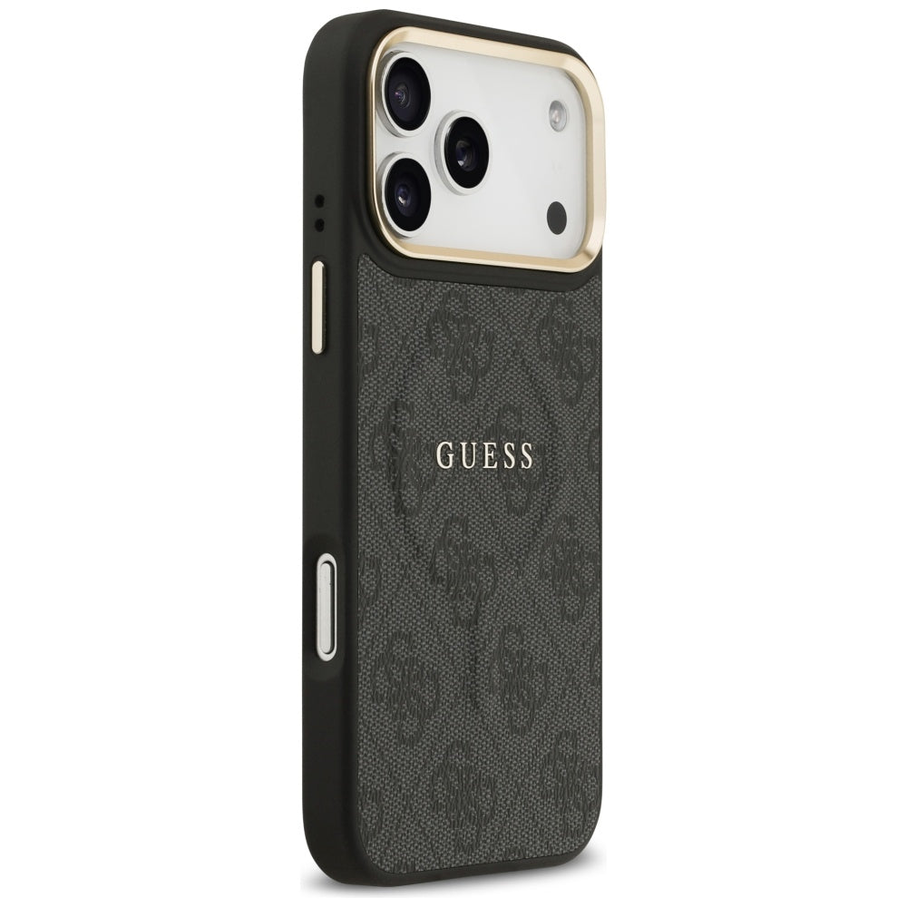 Husa pentru iPhone 17 Pro - Guess Hardcase 4G Classic MagSafe (GUHMP17LP4MSEGCK) - Black