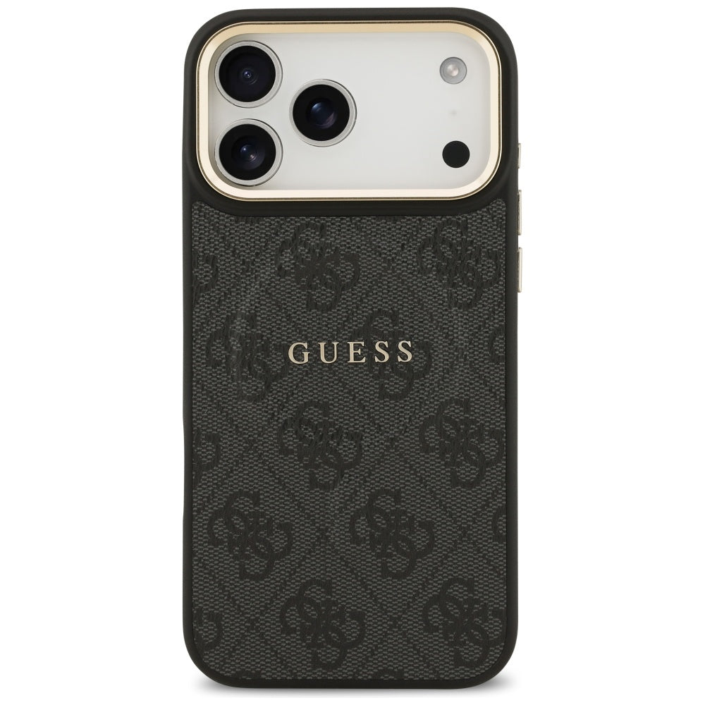 Husa pentru iPhone 17 Pro - Guess Hardcase 4G Classic MagSafe (GUHMP17LP4MSEGCK) - Black