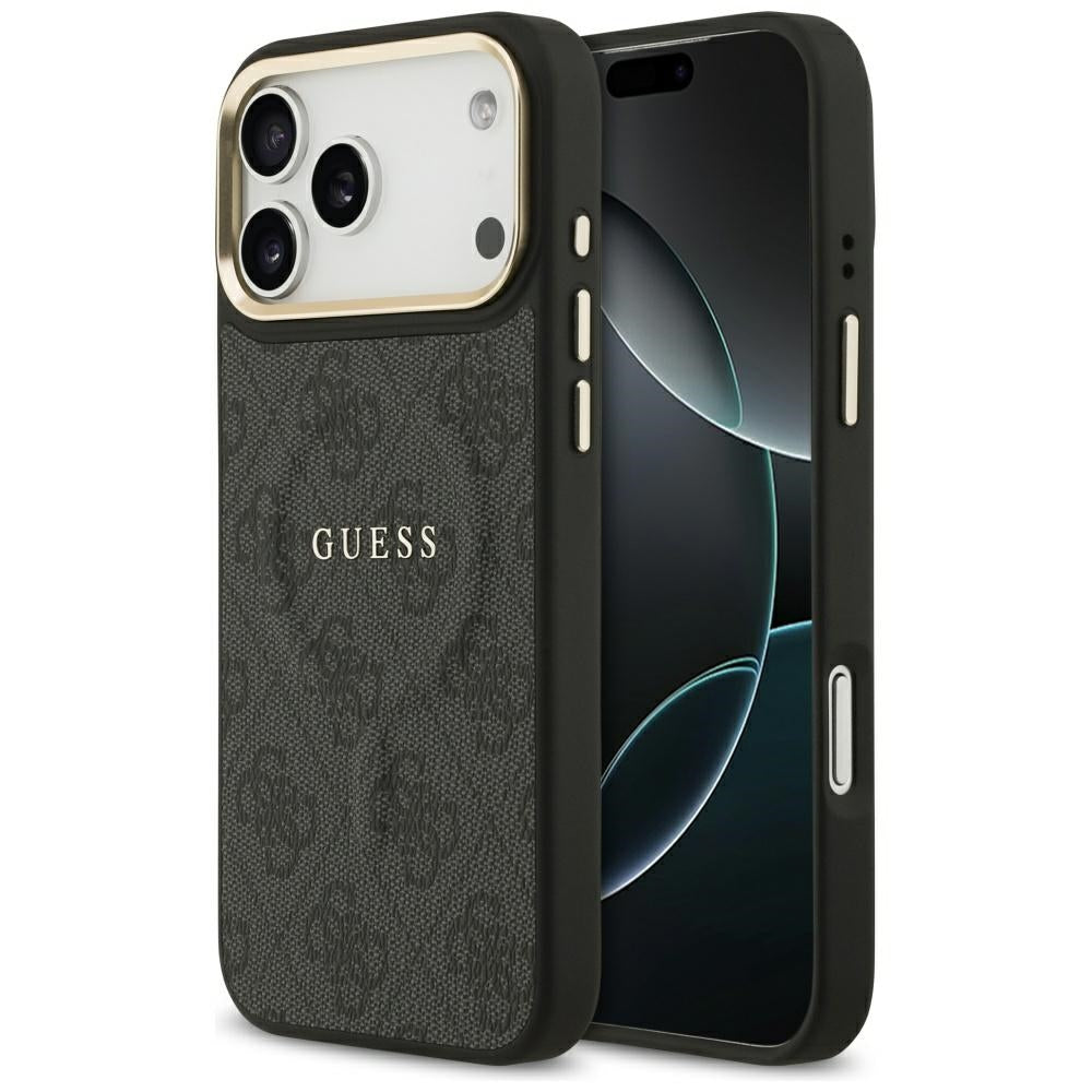 Husa pentru iPhone 17 Pro Max - Guess Hardcase 4G Classic MagSafe (GUHMP17XP4MSEGCK) - Black